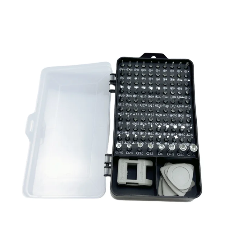 Hot selling 115 combination screwdriver tool set, mobile repair tool, multifunctional precision screwdriver head