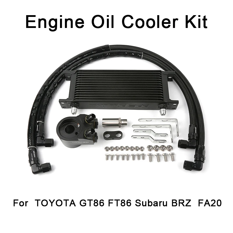 

Car Accessories Oil Cooler Kit Engine Cooling System Adaptor With Thermostat For TOYOTA GT86 Subaru BRZ FA20 BB-OCK-135