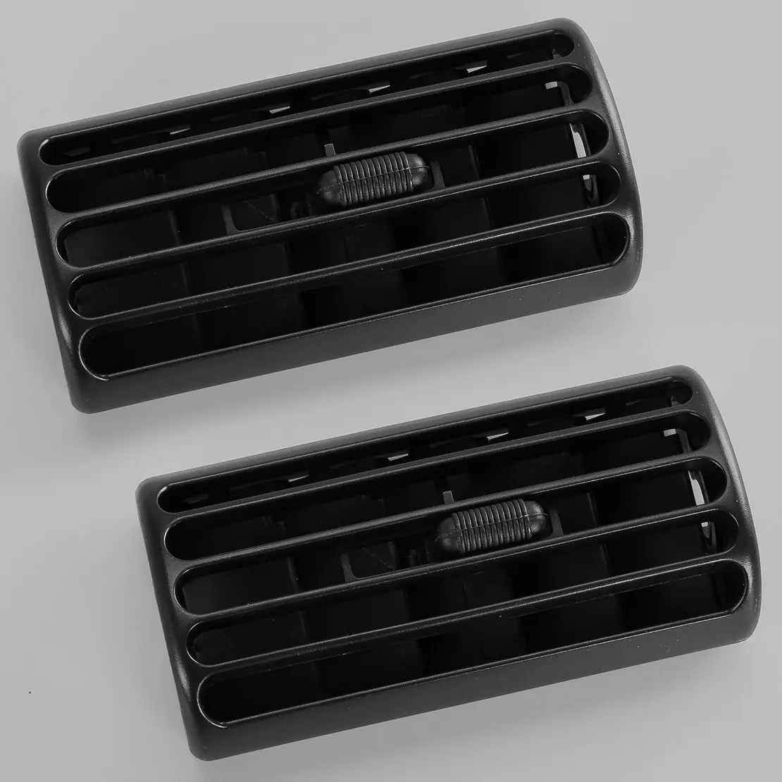 TJ 5FS10LAZAB 2pcs Center Dash A/C Heater Air Vent Outlet Louver Black Plastic Fit For Jeep Cherokee Wrangler 1997 1998-2001