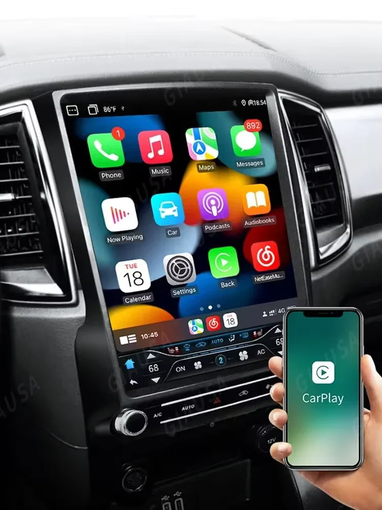 

Автомагнитола Y 12.1" Android 14.0 для Ford Ranger Everest 2016-2021: GPS-навигация, сенсорный экран, мультимедийный плеер, HD головное устройство