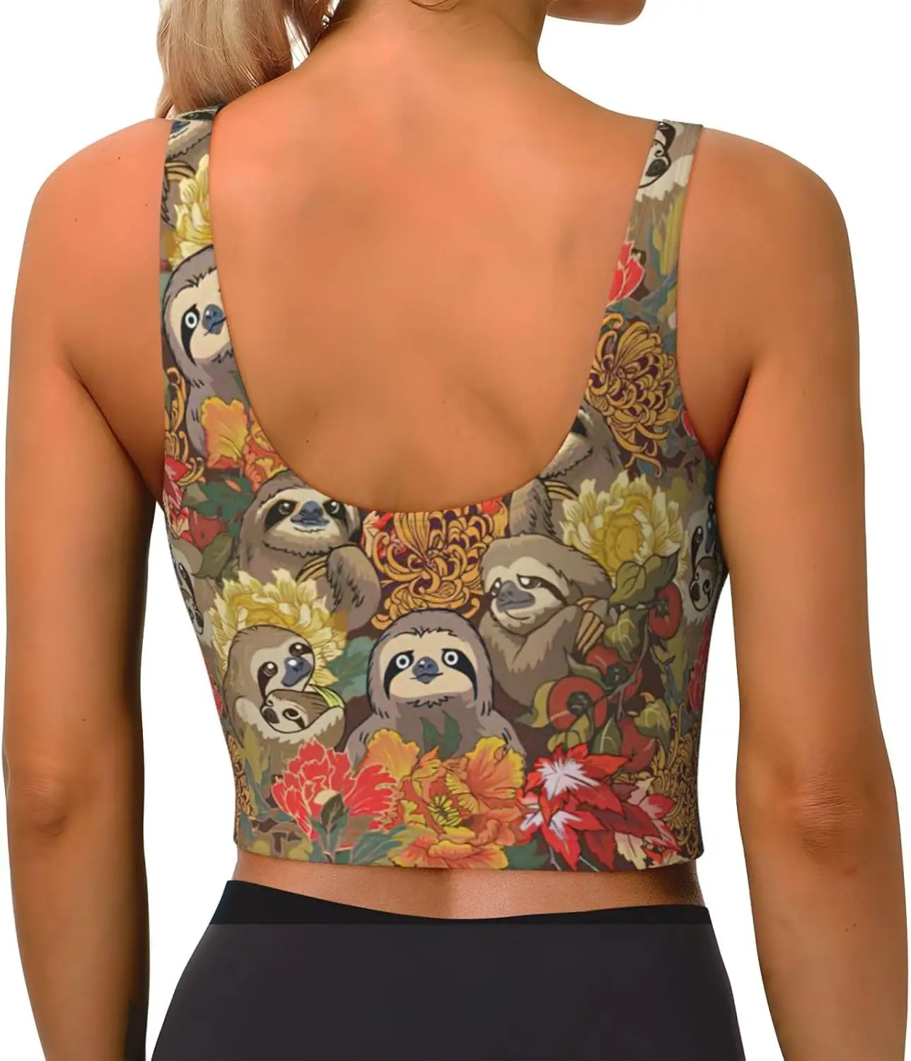 Легкий летний и зимний модный женский спортивный жилет с забавным ленивным принтом, жилет для тренировок для йоги для женщин