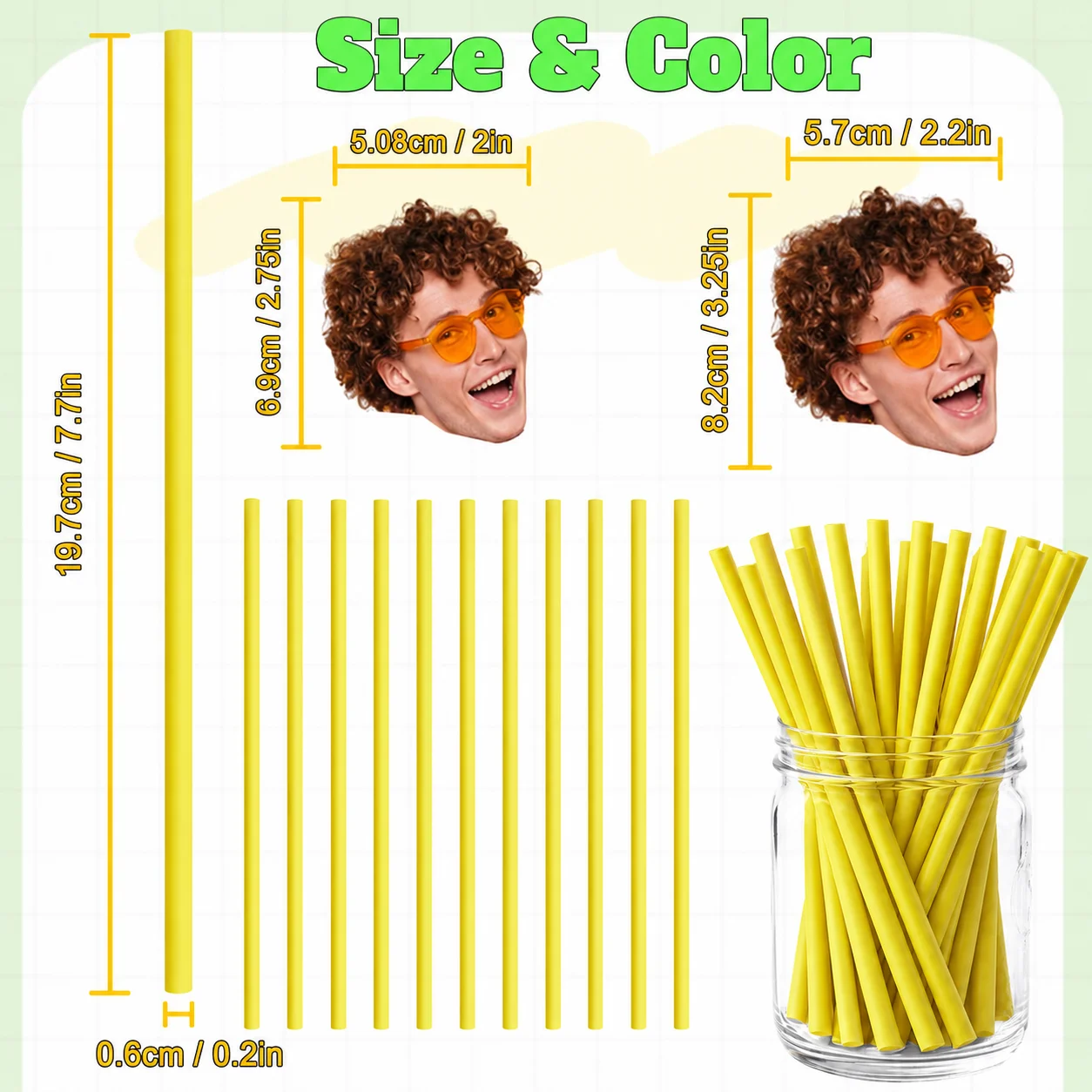 Personalized Face Photo Straws Custom Face Cutout Paper Straws Funny Drink Stirrers for Birthday Bachelorette Wedding Party Deco