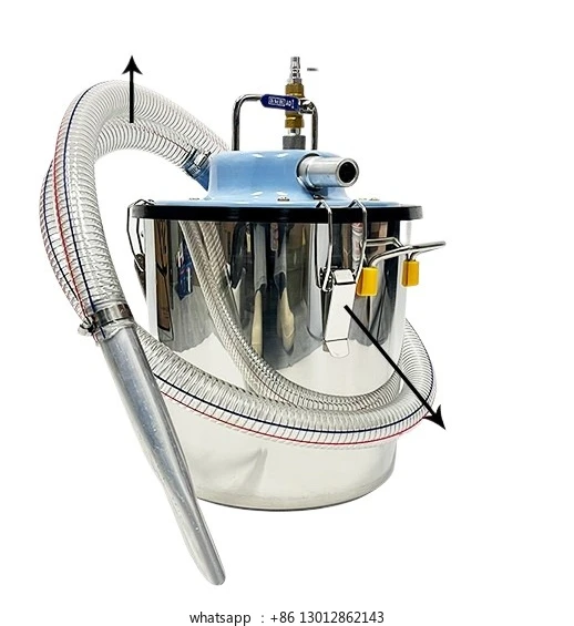 

Pneumatic vacuum cleaner for both dry and wet use, industrial dust suction, iron chip suction, strong iron chip removal