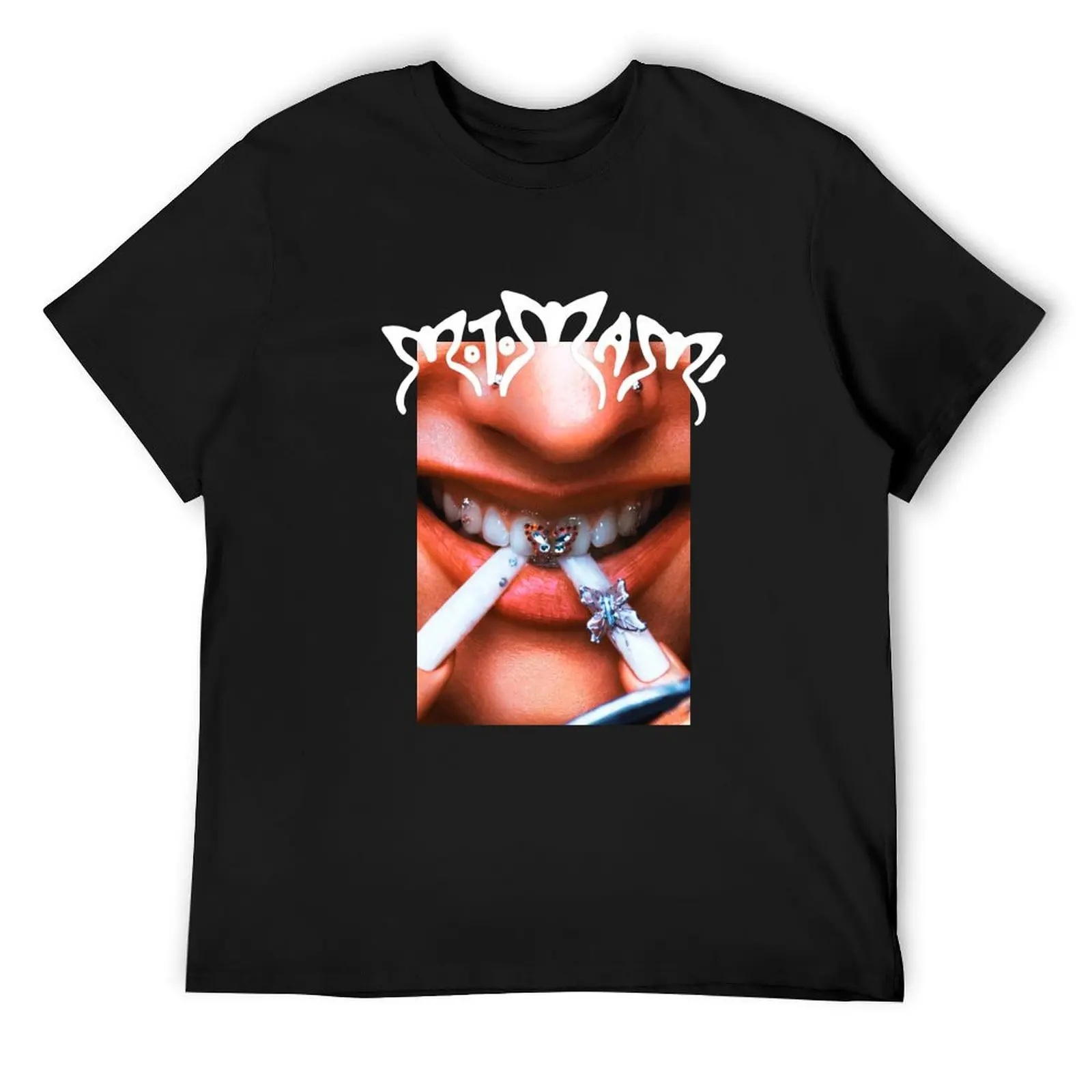 

Motomami White Logo T-Shirt oversize t-shirts man hippie clothes T-shirts oversize tops Men's cotton t-shirt