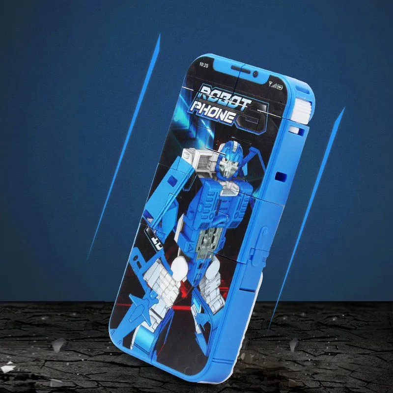 Jouet de déformation pour enfants, Simulation de téléphone portable, Robot de déformation 2 en 1, articulations, modèle de jouet mobile, ornements de bureau, cadeaux pour garçons