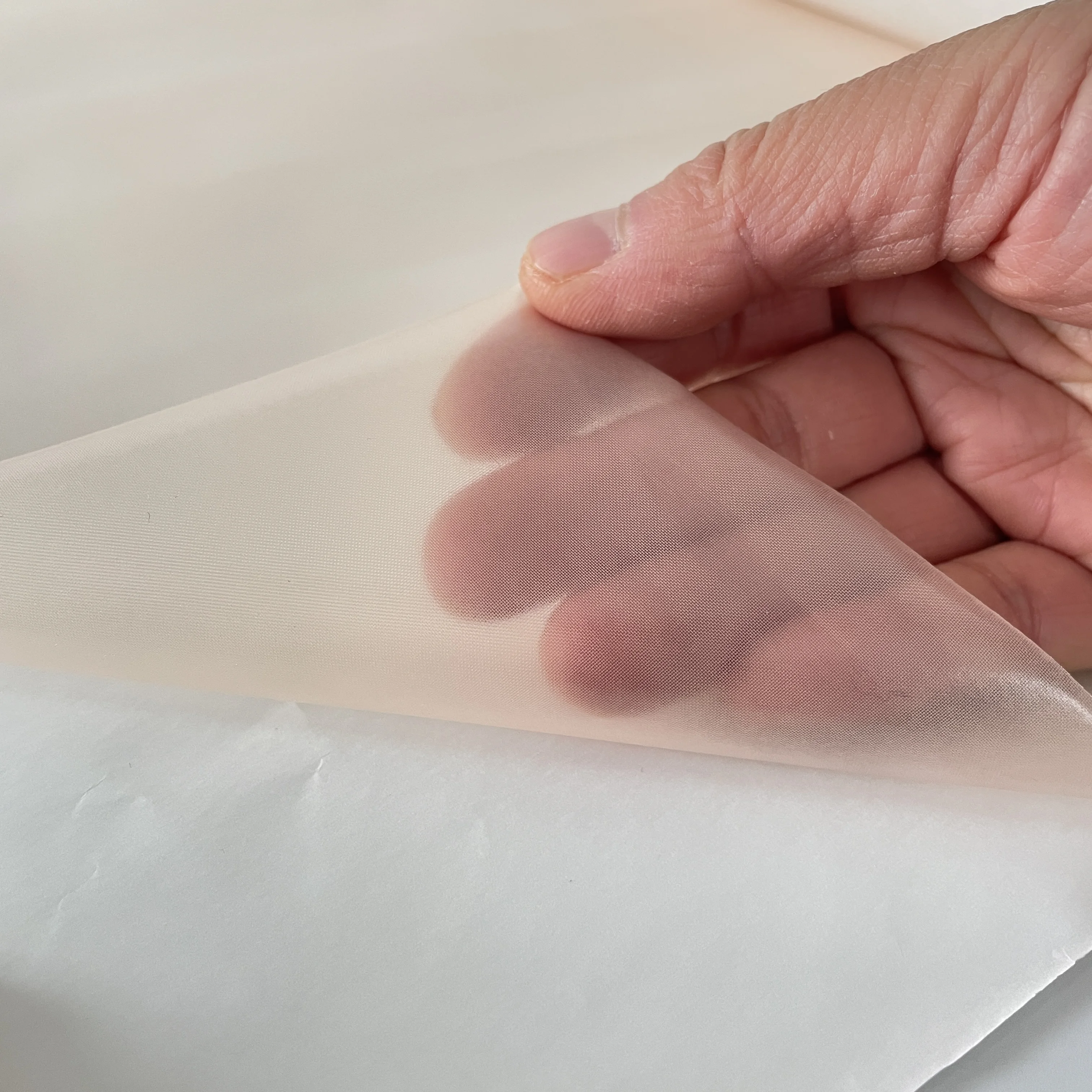 PU-Film, PU-Verdünnungsgaze für unsichtbare Tape-Haarverlängerungen, Haar-Injektions-PU-Spitzenverschluss, Seidentopper, 50 cm x 1 Yard