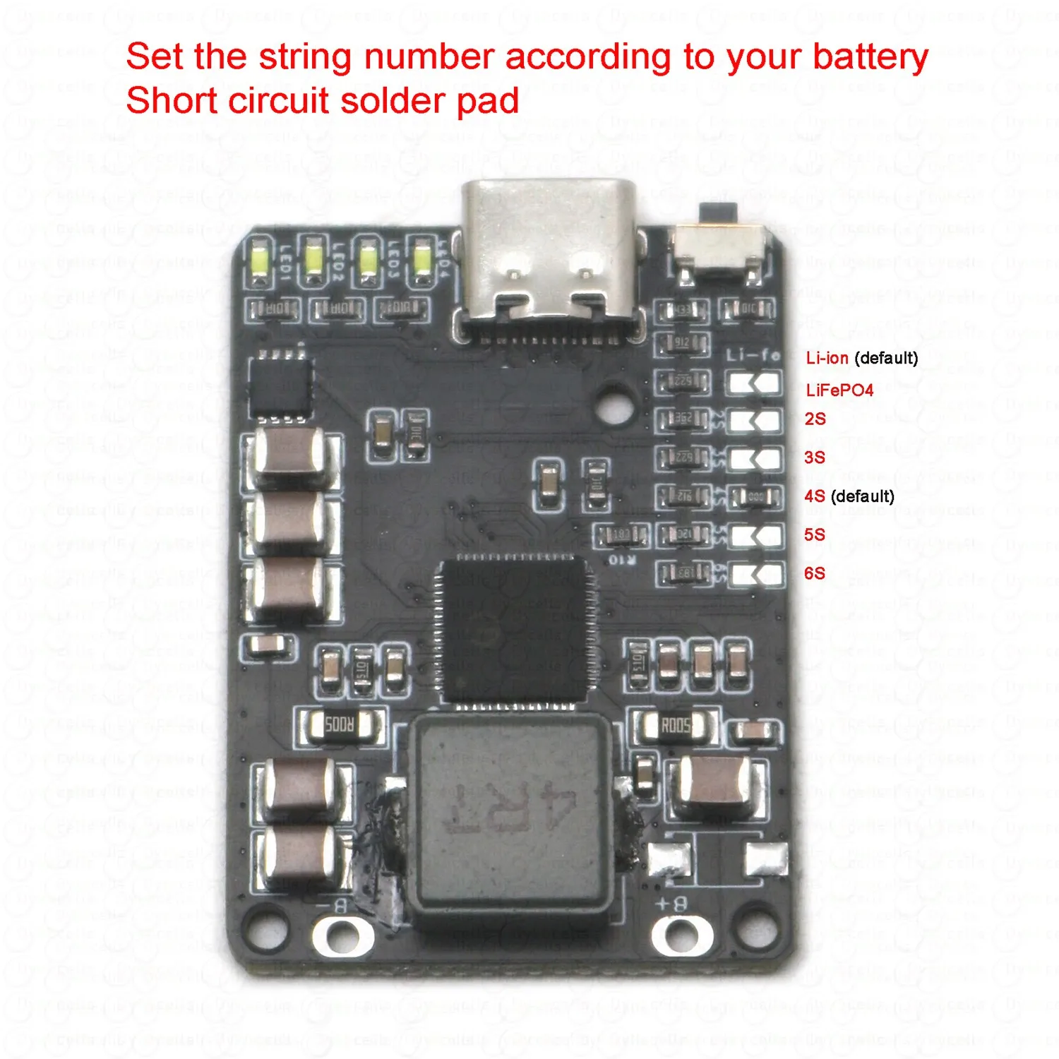 IP2369 45W 2S 3S 4S 5S 6S Lithium Battery Charging Discharger Module Li-ion/LiFePO4 Batteries Type-C PD Fast Charger Drone CELl
