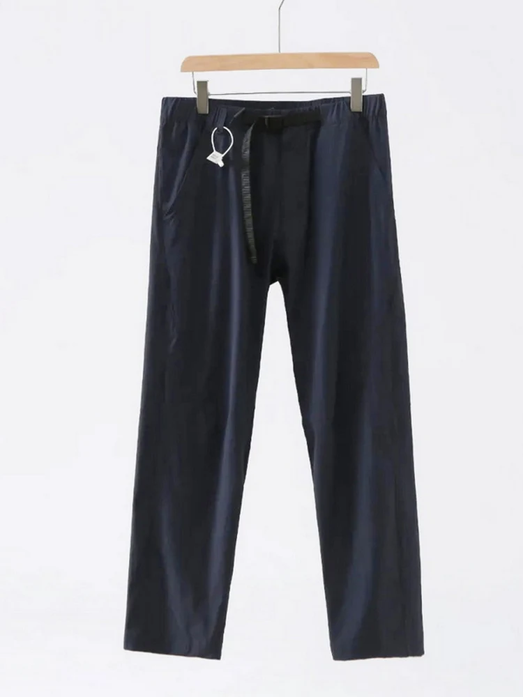 

New Advanced Outdoor Men's Casual Pants Loose Straight Cut Quick Dry Breathable Fashionable Summer Commuting Business Trousers