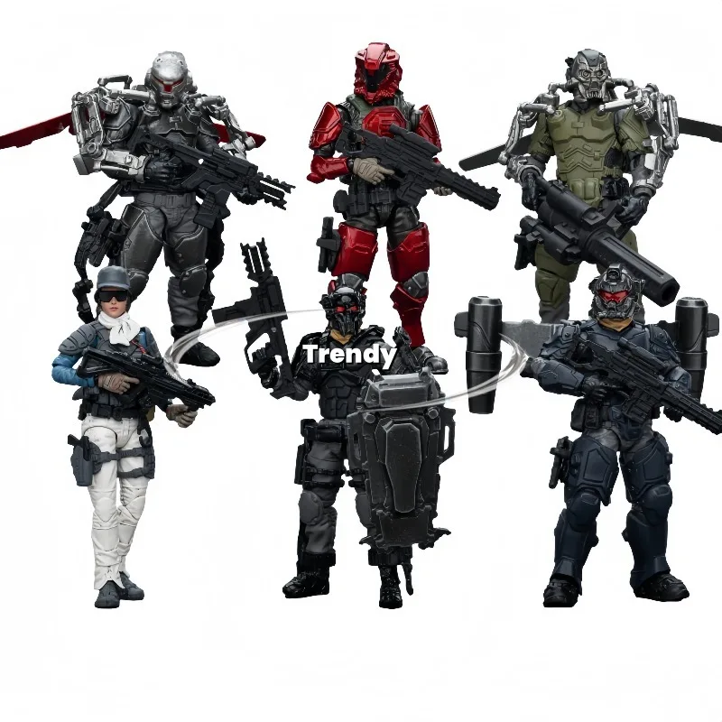 JOYTOY 1/18 شخصيات الحركة العسكرية الجديدة السنوية منشئ الجيش تعزيز حزمة 25-31 أنيمي جمع لعبة مجسمة هدية [في المخزون]