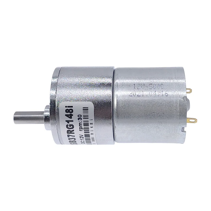 GB37RG High Torque Gear Motor 24V 12V DC with Eccentric Shaft Mounting Bracket Motor Holder for Industrial Applications