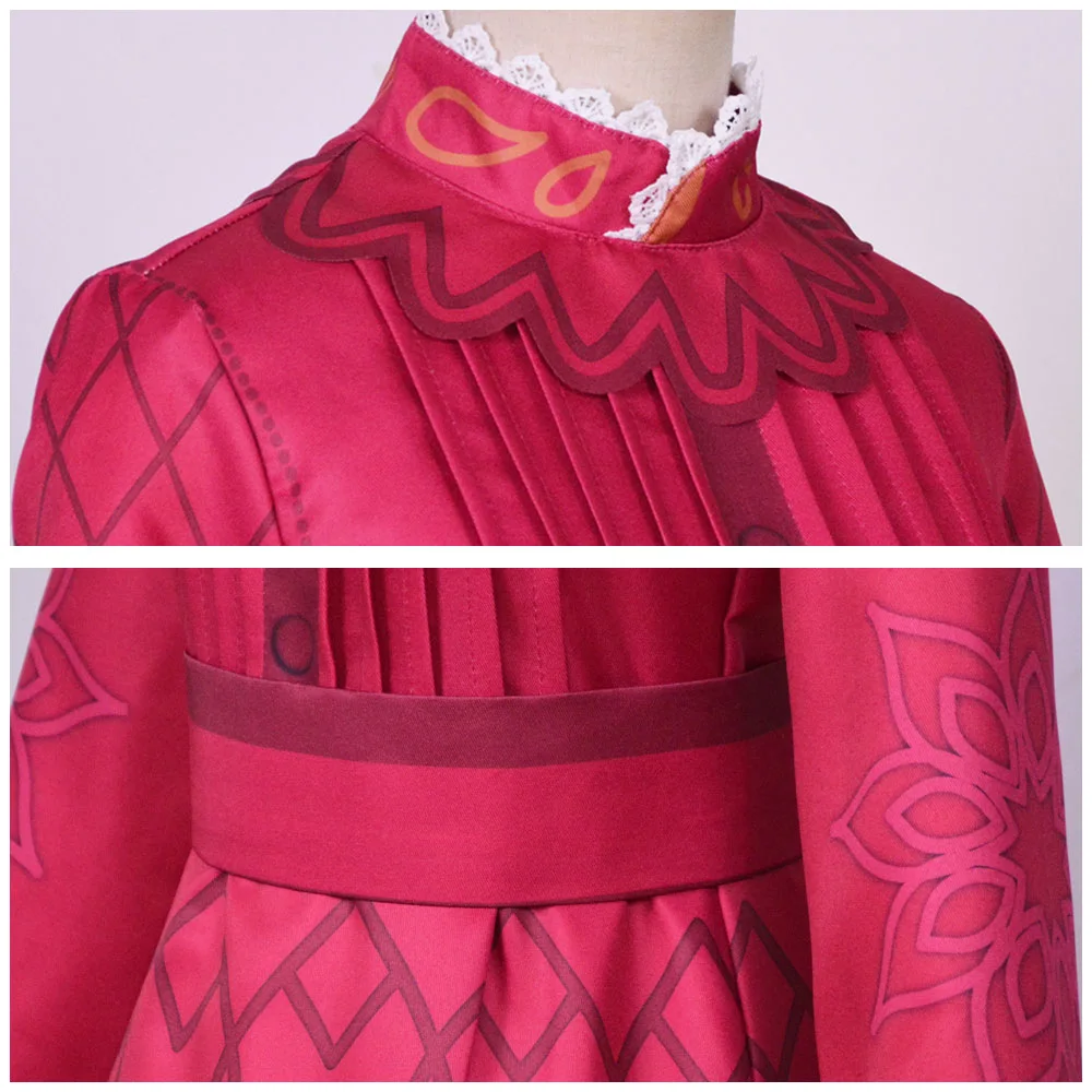 طقم فستان كوس بلاي من ألما ميرابيل من إنكانتو باللون الأحمر #5