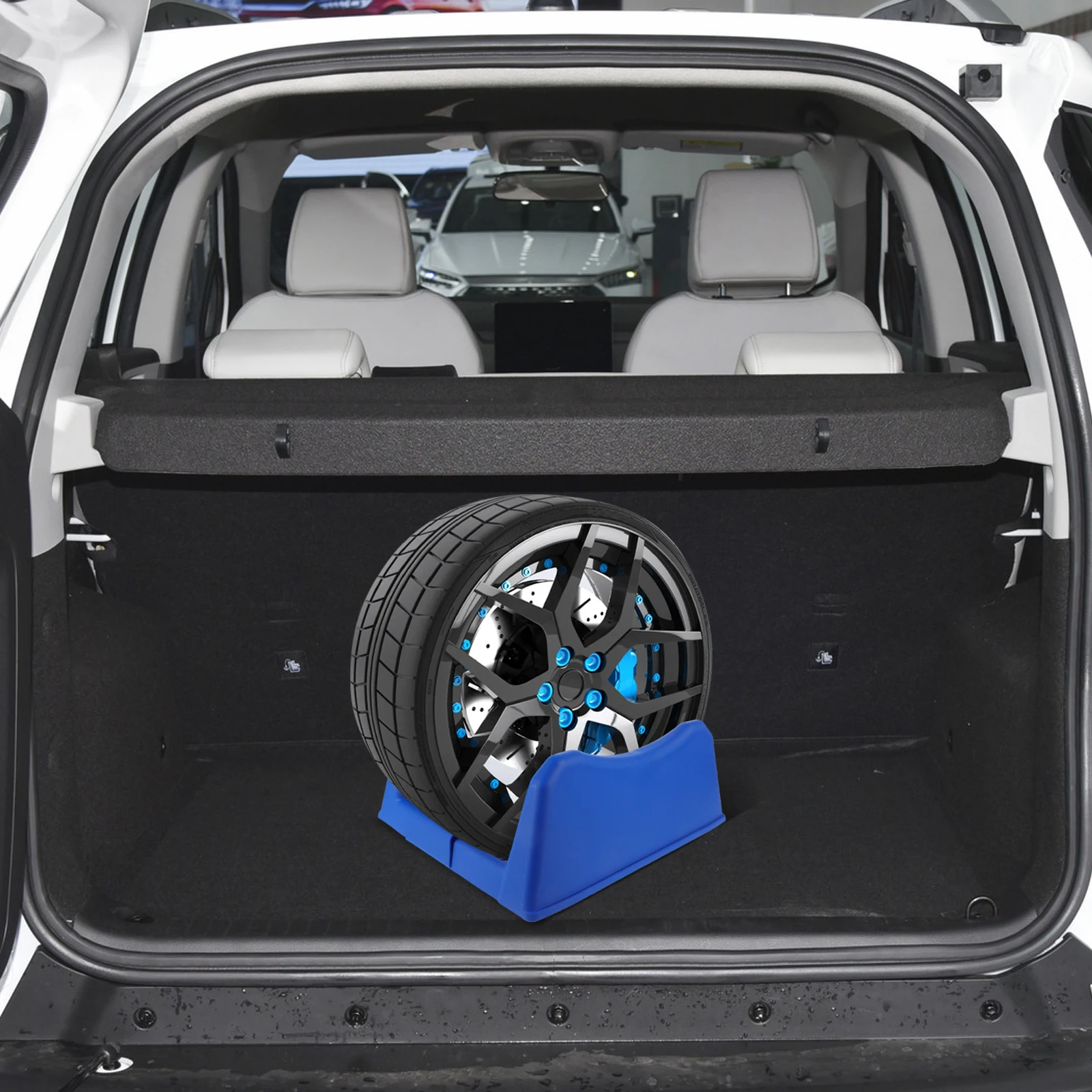 

Tire Display Rack Stand Storage Holder Base Platform Monitor Support Plastic Home Use Stable Structure Versatile Practical