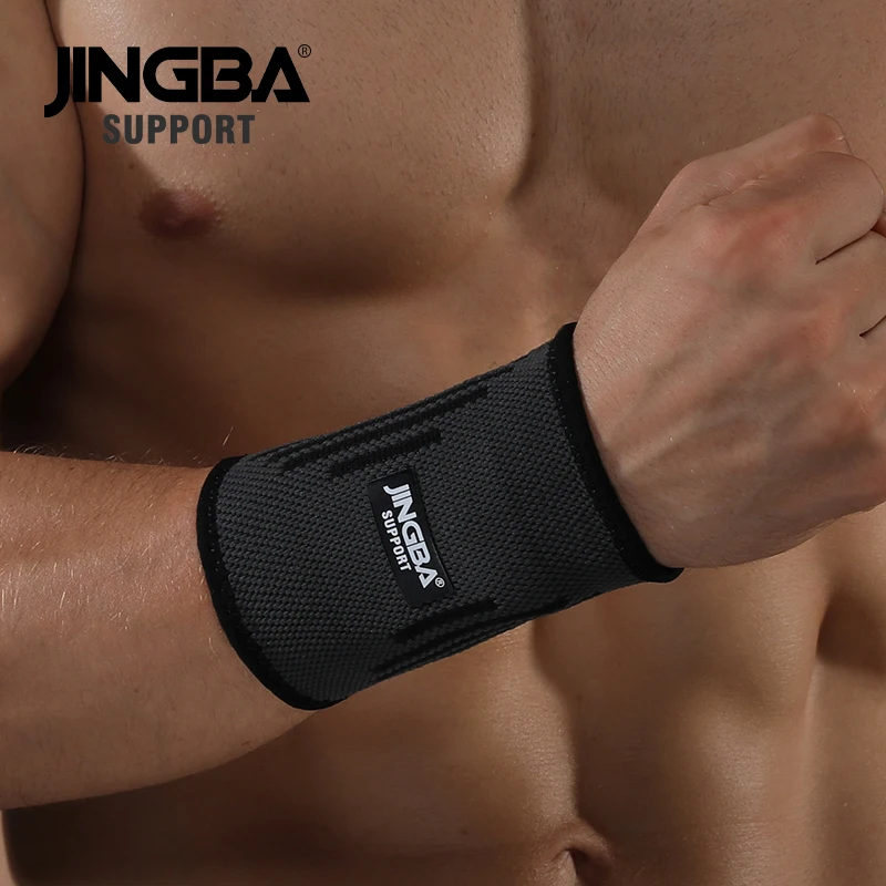 JINGBA SUPPORT Hot Nylon Wrist band men Fitness Bandage Wrist Support Protective gear Wristband Support Tennis Badminton Brace