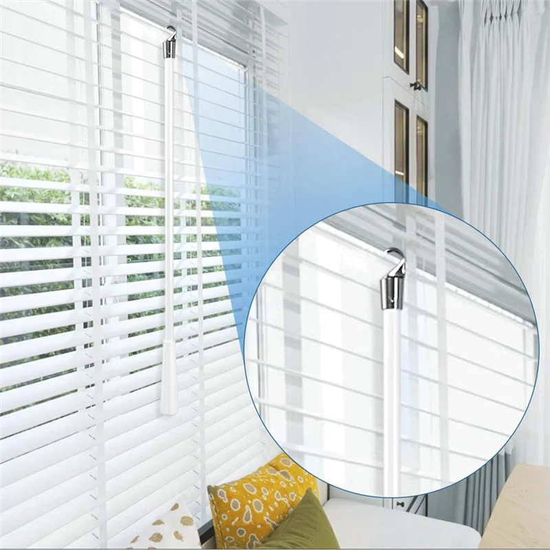 IALJ-2 Pcs 17 Inch Blind Wand Long Vertica Blind Wand For Window Curtain Door For Window Accessory Curtain Door Shades
