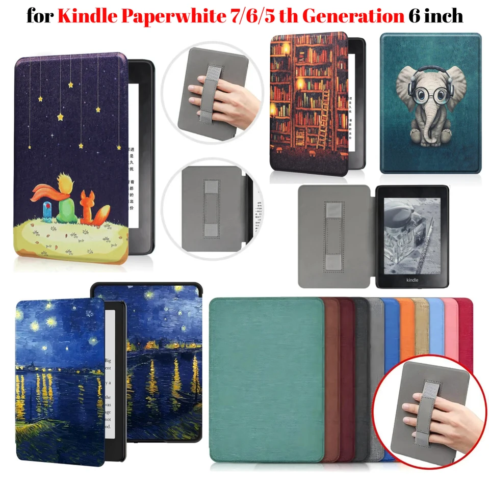 For Kindle Paperwhite 7th 6th 5th Generation Case 6 Inch PU