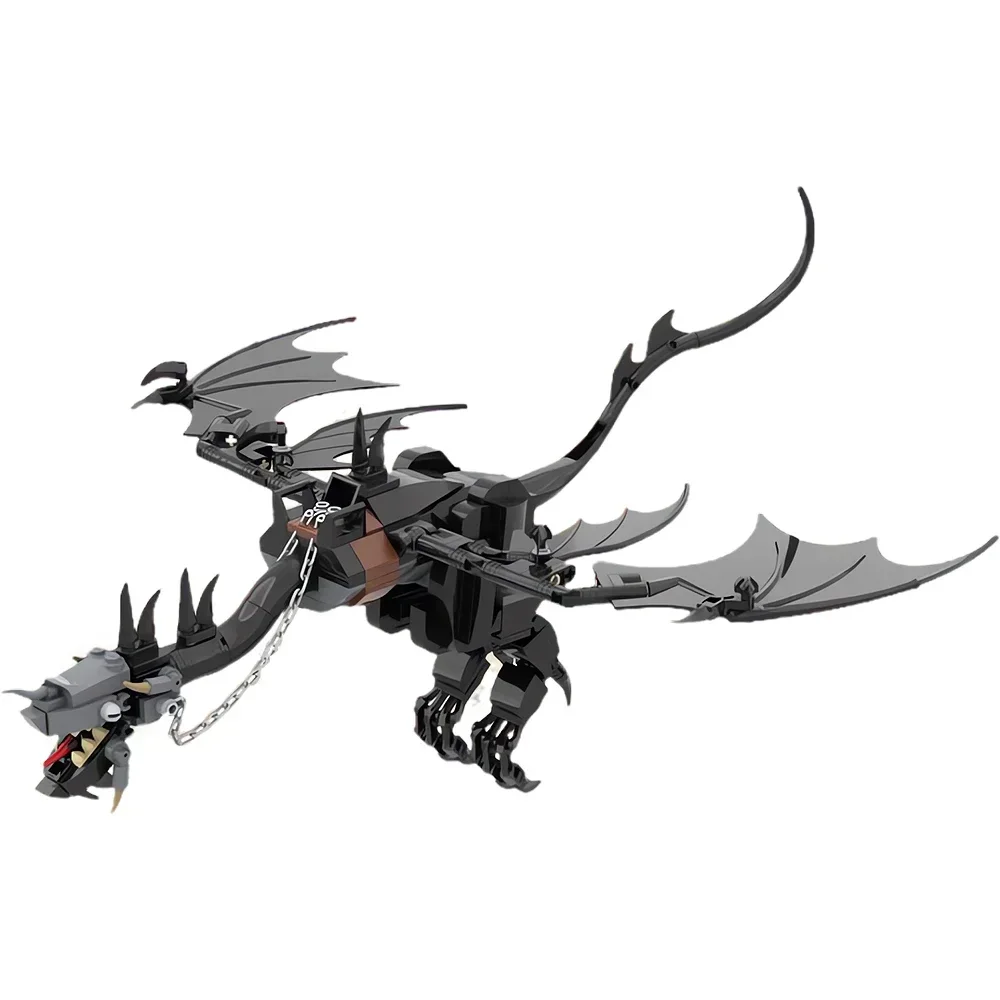 

EKbricks MOC The Fell Beast Bricks Model Rings Movie Series Beast Building Block Creative DIY Assembly Collection Toys Gfit