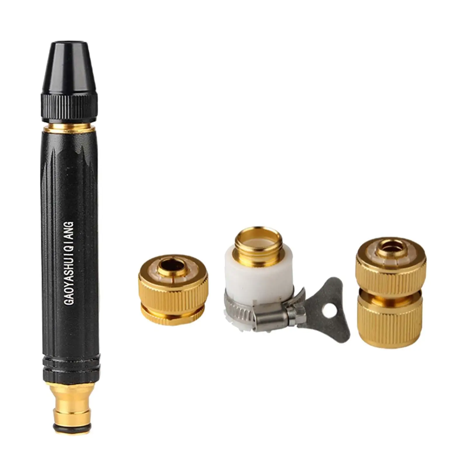 Pressure Washer Nozzle 1/2 inch Quick Connector Leakproof Car Washing Accessories Alloy Rotating Jet Nozzle for Windows Cleaning
