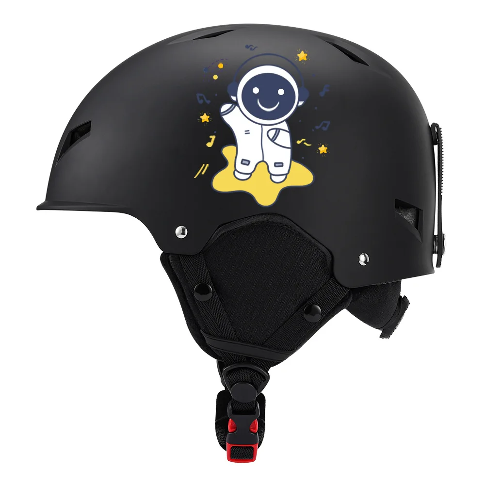 

Лыжное снаряжение S-SH-7 Лыжный зимний шлем для женщин и мужчин молодежный с очками для зимних уличных товаров