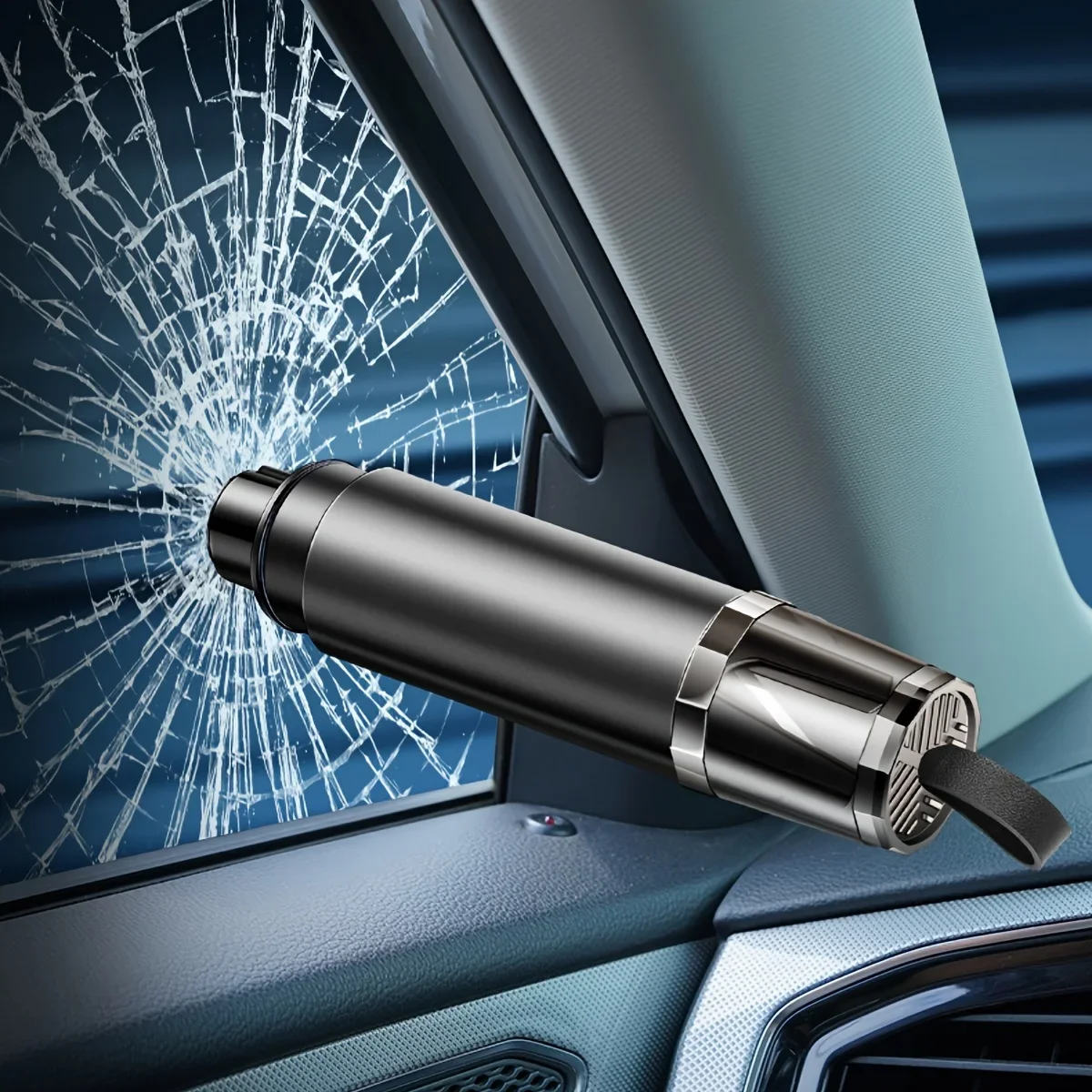 

Цельный аварийный автомобильный оконный выключатель, безопасный молоток из алюминиевого сплава, автомобильный спасательный молоток, многофункциональный ремень безопасности