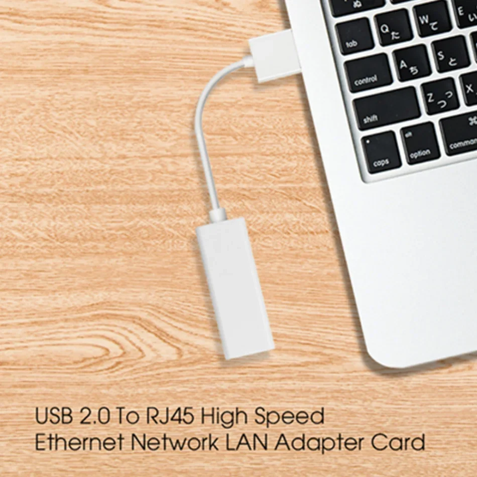 WvvMvv-adaptador Ethernet de 10/100Mbps, USB 2,0 a tarjeta de red Lan RJ45 para Macbook, ordenador portátil, PC, Windows 7, 8, 10