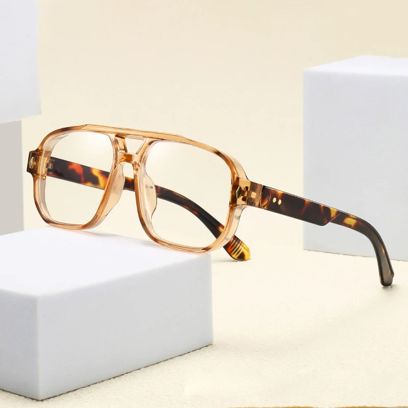 Square Frame Eyeglasses, Trendy Vision Glasses
