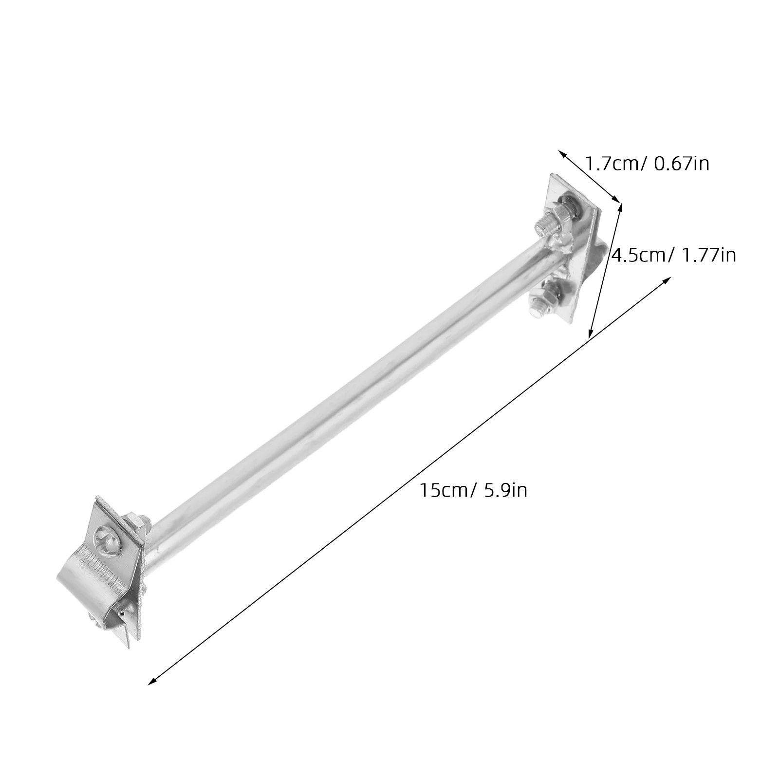 8pcs Bracket Weatherproof High Conductivity Support Clips Outdoor Protection Mount For Wall Roof Electrical