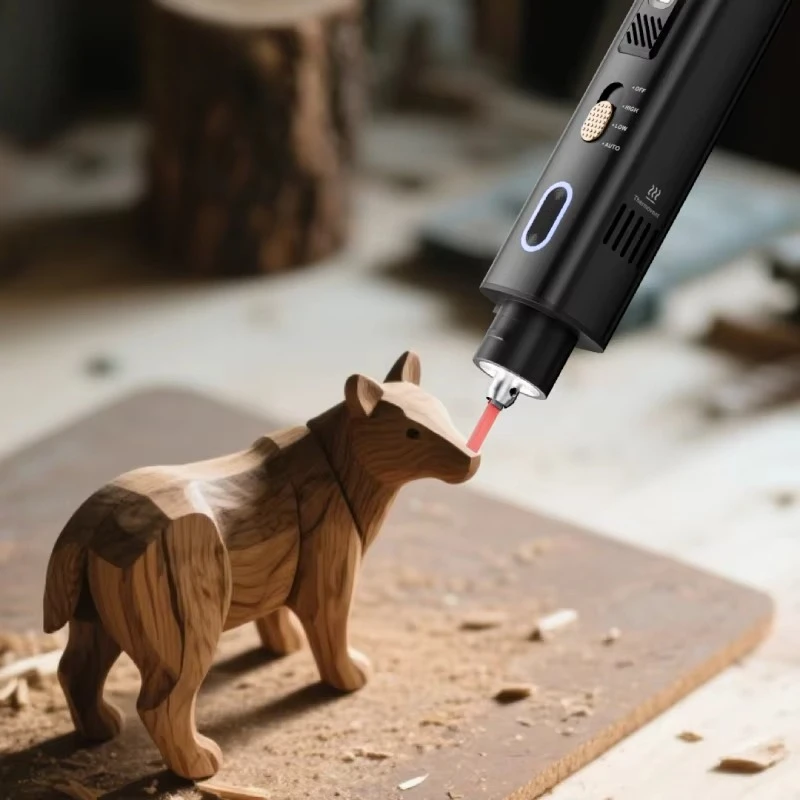 

Портативная мини-электрическая ручка для резьбы для DIY Woodcraft, ультразвуковой гравер и полировщик для домашней деревообработки