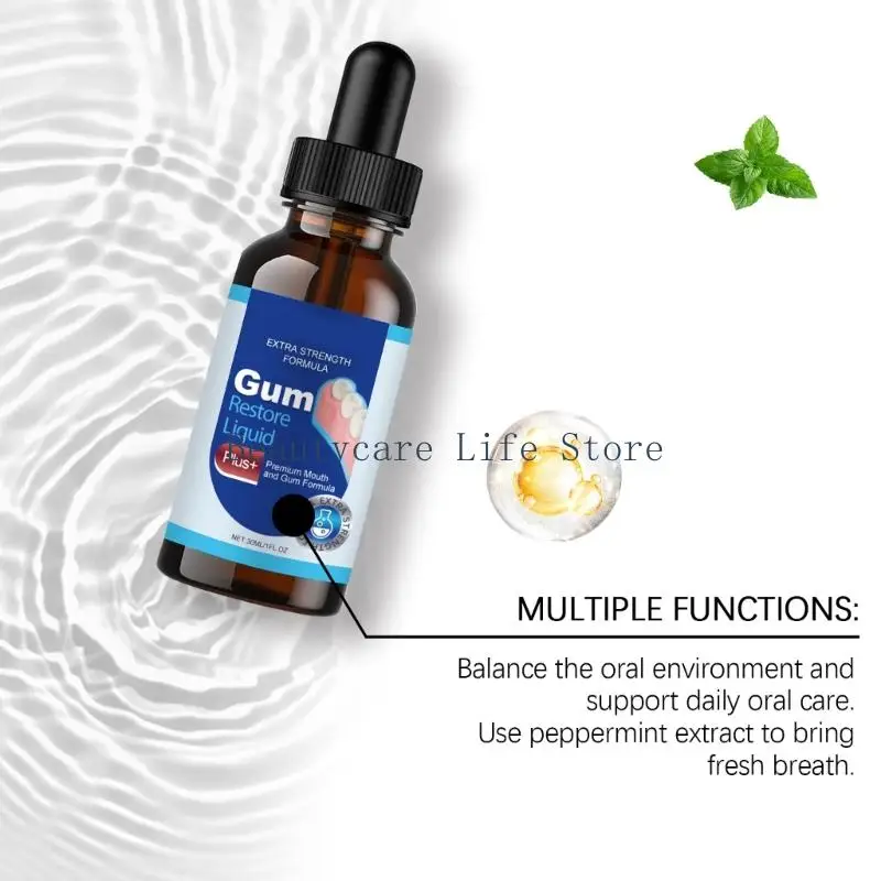 652C Professional Brightening Mouthwash Fast Acting Liquid Solution For Instantly Smile Enhancement Travel Ready