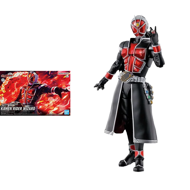 

Bandai Original Figure-rise Standard Masked Kamen Rider Anime Figure Model WIZARD Anime Action Figure Toys Gifts for Children