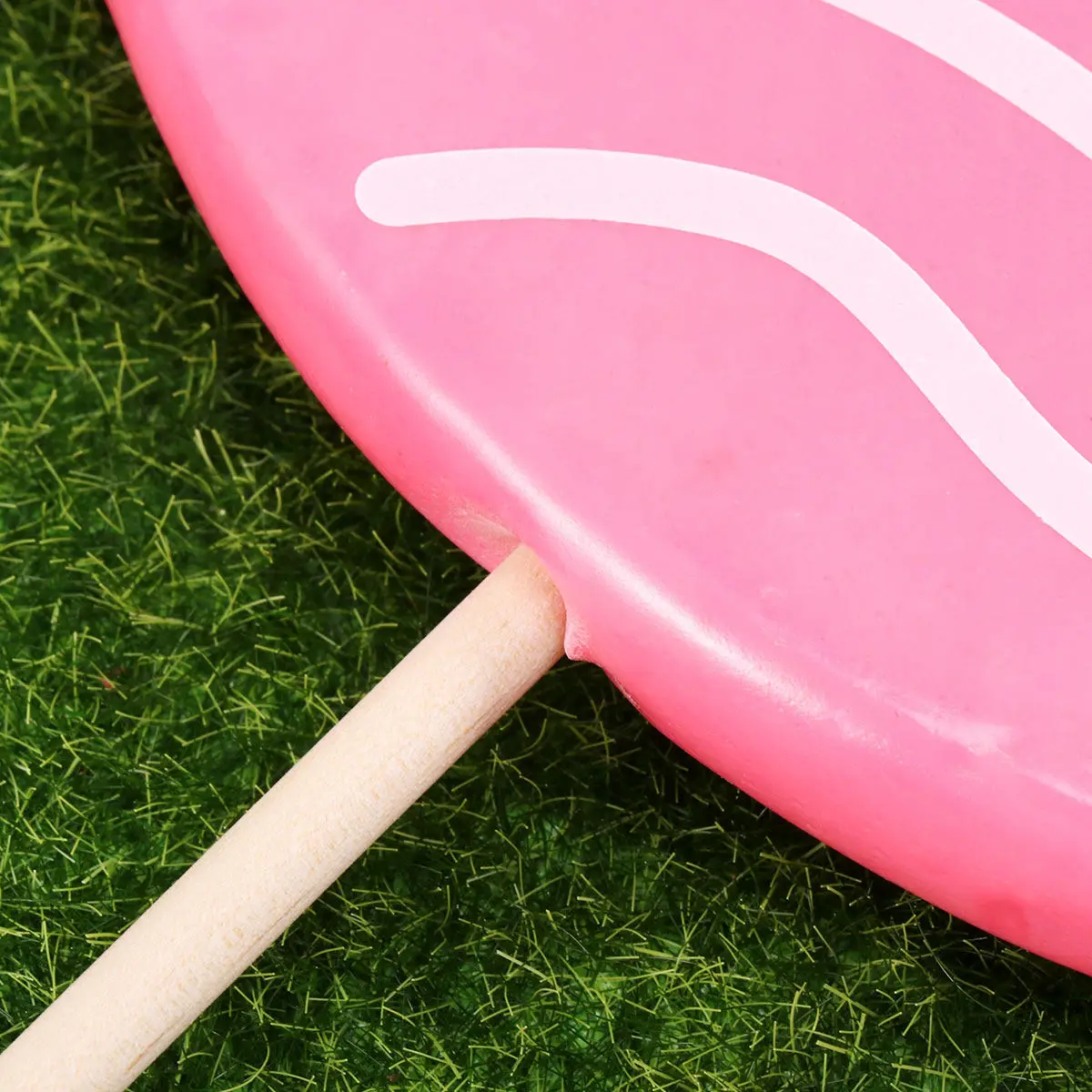 Riesiger Rosa Lollipop-Requisit Fotografie-Zubehör Realistischer Süßigkeiten-Look DIY-Basteldeko für Partys Feiertage Zuhause Laden Fotosessions