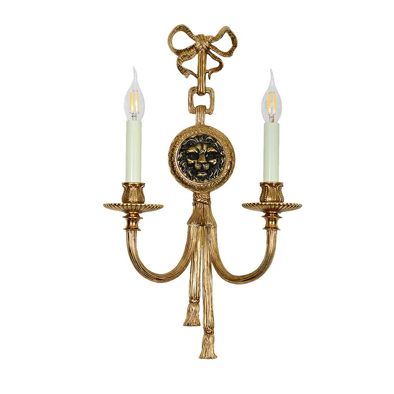 

French style, all copper, wall lamp, vintage, living room, dining room, study, hallway