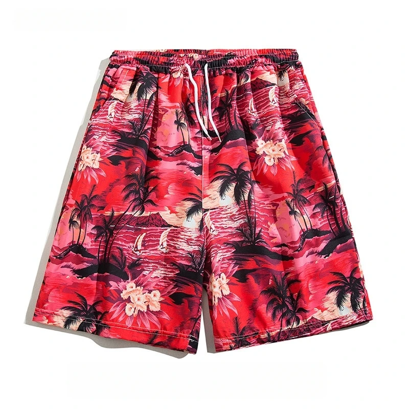 

Летние пляжные шорты для активного отдыха, быстросохнущие, для туризма в Санье, для пляжного серфинга, в расслабленном стиле, большие шорты для мужчин