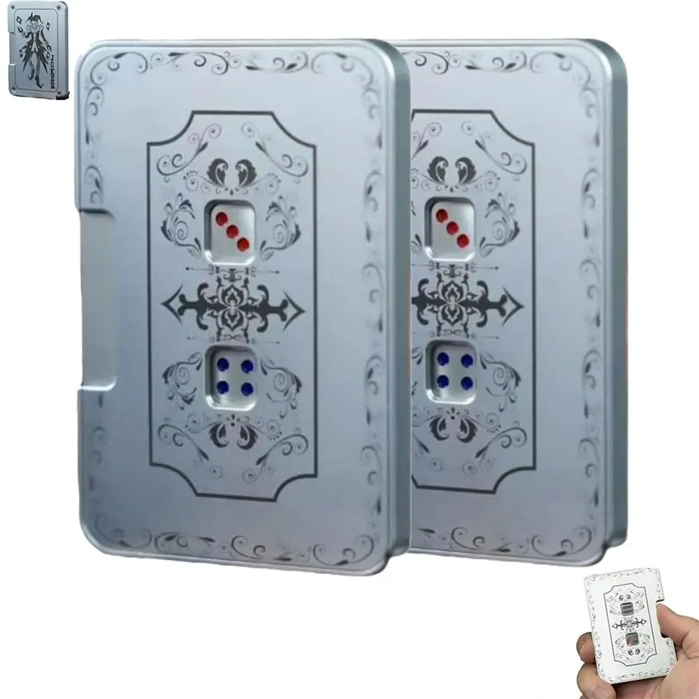 

Gifts Stainless Steel Mechanical Dice Stress Relief Anxiety Relief Press Dice Game Mechanical Dice Spinner