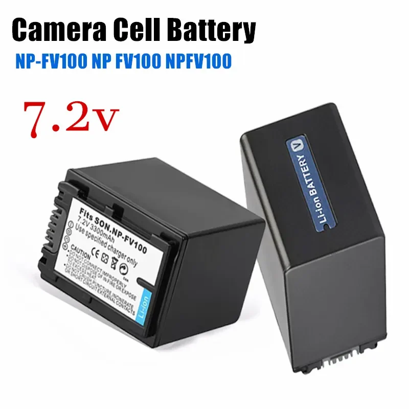 

7.2v NP-FV100 NP FV100 NPFV100 Lithium Rechargeable Battery for NPFV100 FV30 FV50 FV70 HDR-CX700E XR160E Camera Cell