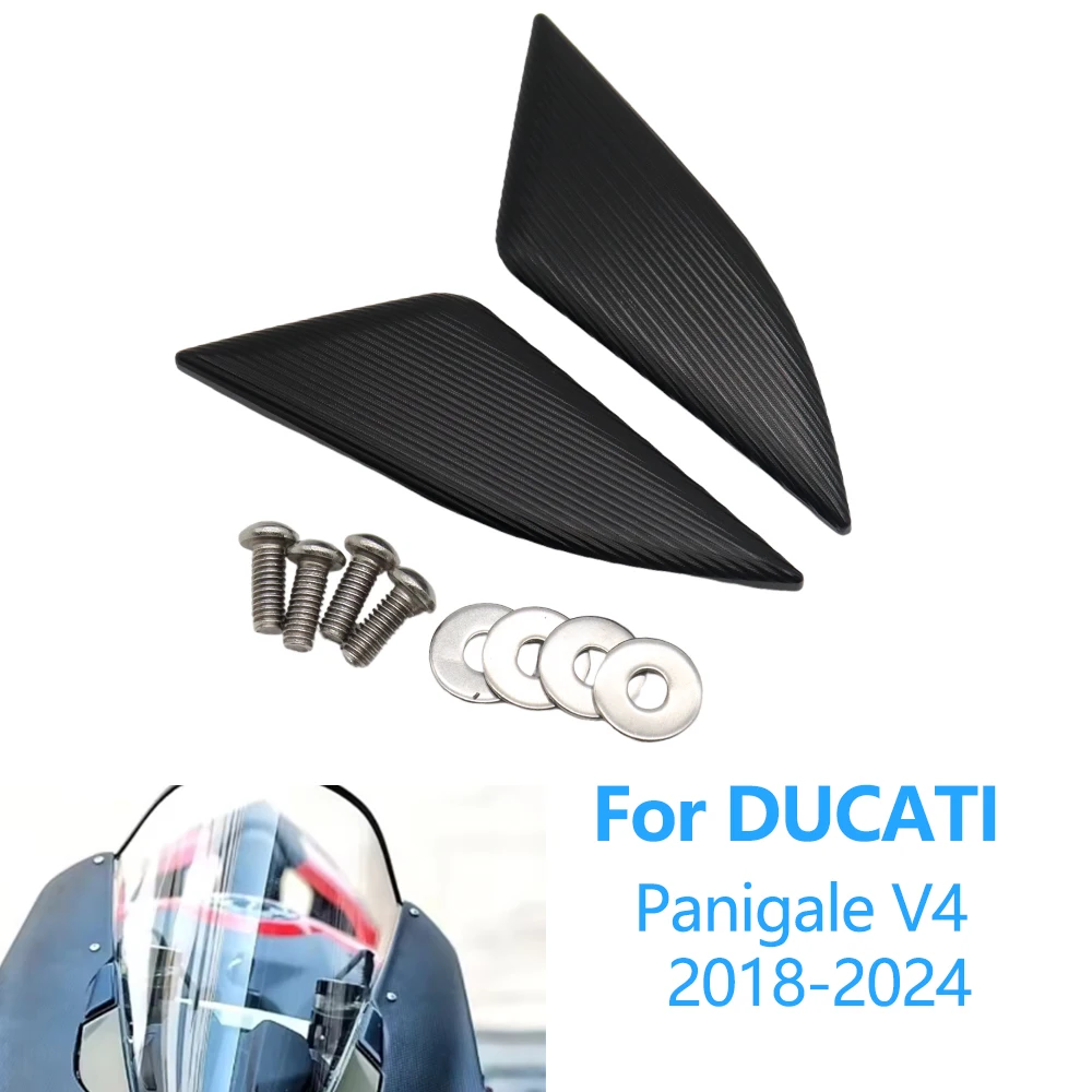 

For DUCATI Panigale V4 2018-2024 2023 2022 2021 2020 2019 Mirror Hole Decorative Cover Rearview Base baffle Eliminators Cap