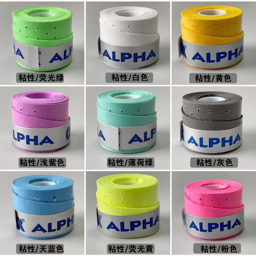 Alpha 30PCS Tennis Racket Overgrips Tacky Grips Ultra Thin 0.5mm Badminton Viscosity Sweatband Comfortable Fishing Tapes