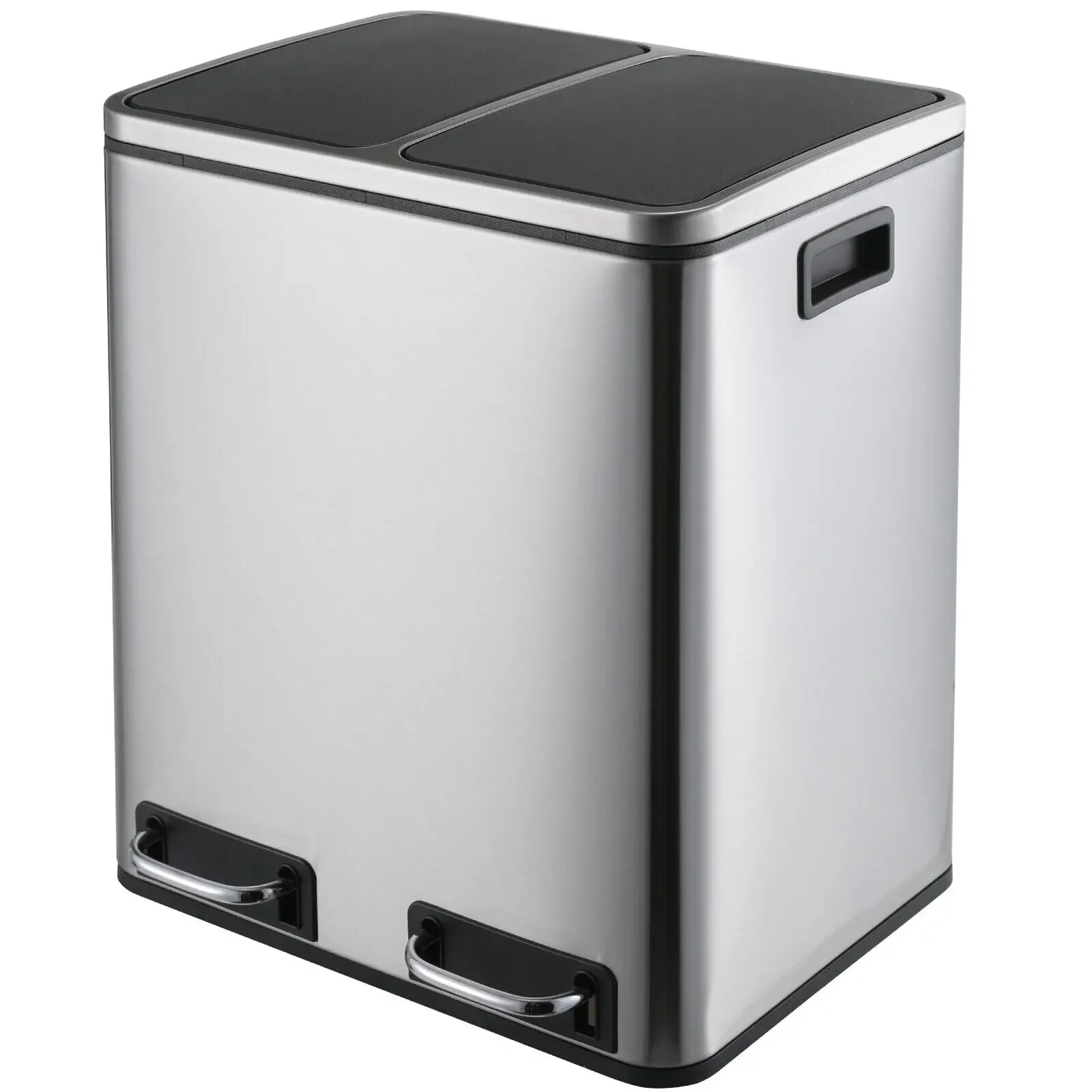 =Poubelle De Cuisine En Acier Inoxydable, Poubelle À Compartiment Pour Touristes