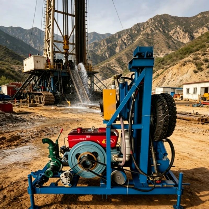 

Wheel Type 150m Small Rig Ideal Tool for Post Hole Boring and Fence Foundation Digging