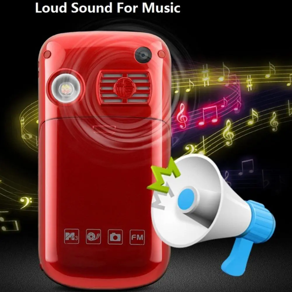 F899 Mini Flip Phone Bluetooth Dial Musik Handy MP3 Musik Player Kopfhörer FM Radio Magic Voice Changer Kopfhörer