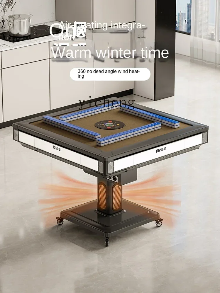 u12 Automatic Mahjong Machine Folding Four-Mouth Machine Dining Table Dual-Use Household Smart Bass Mahjong Table