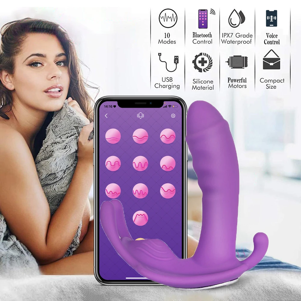 10 Modes Vibration Vibrator Sex Toy for Women Masturbator Clit Stimulate Bluetooth APP Control sexy toys Panties for Adults 18