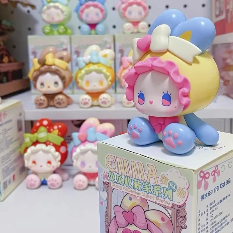 

Original Emma Bunny Collector Debut Series 1.0 Blind Box Cute Doll Figurine Decorations Gift Collectors Trendy Toy kids gift 4cm