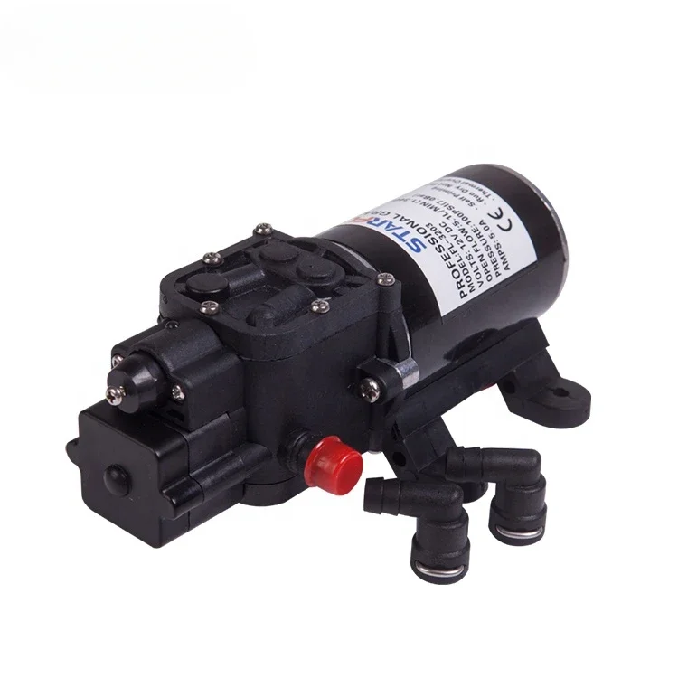 mini high flow high pressure electrical diaphragm pump agricultural 12v 24 v dc water pump