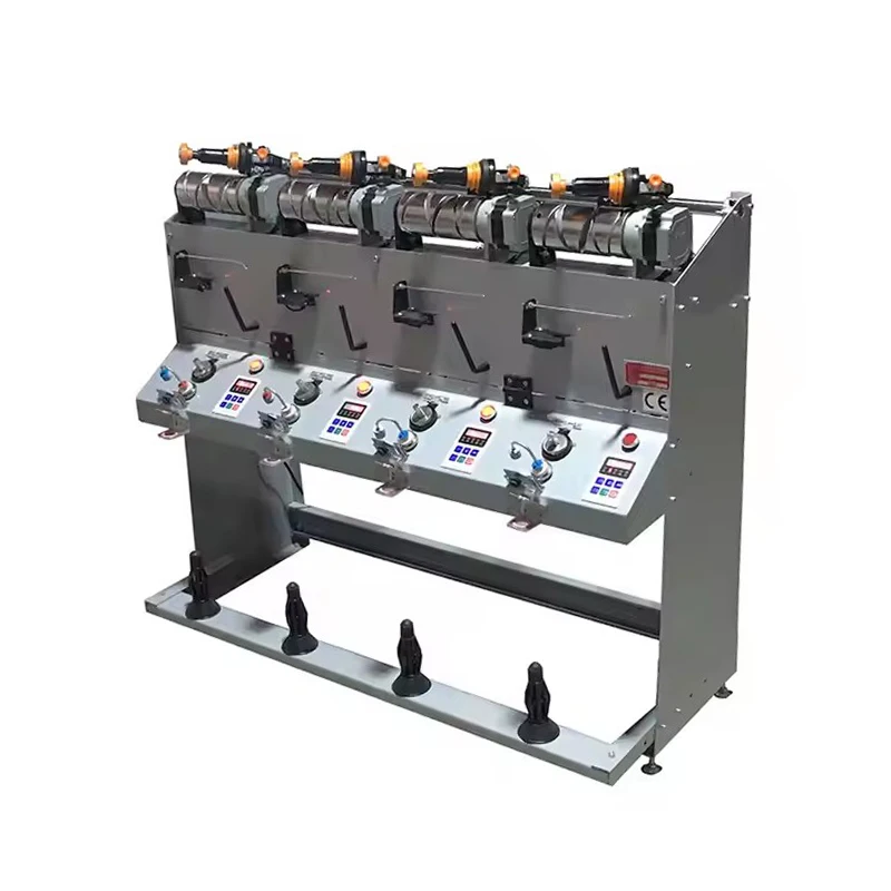 Textile Spare Winding Machine Combined with 2/4/6/8/Spindle High-speed Yarn Sewing Thread Winding Machine for Fast Production