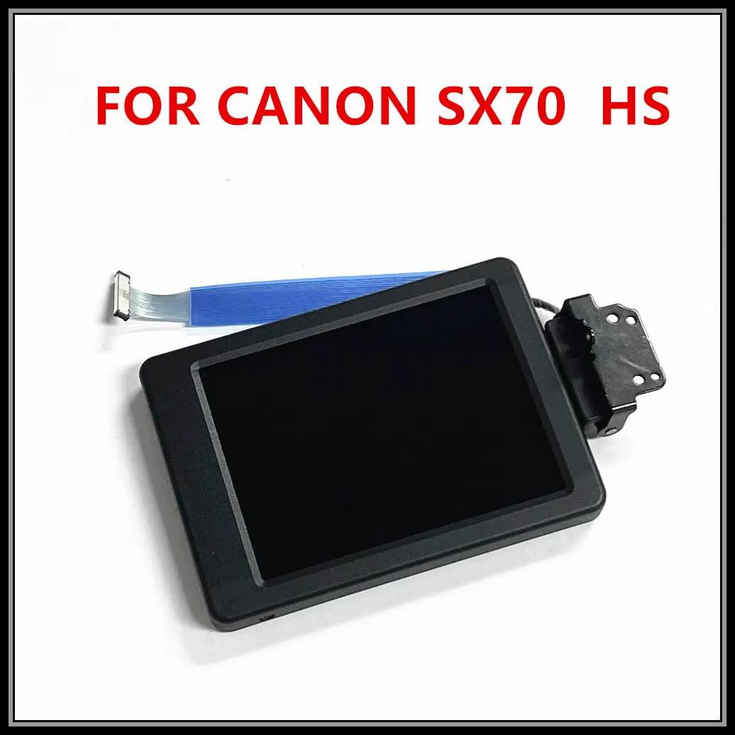 أجزاء إصلاح أصلية جديدة لمجموعة شاشة Canon powershot SX70 LCD مع كابل مرن بمفصلي بعمود دوار