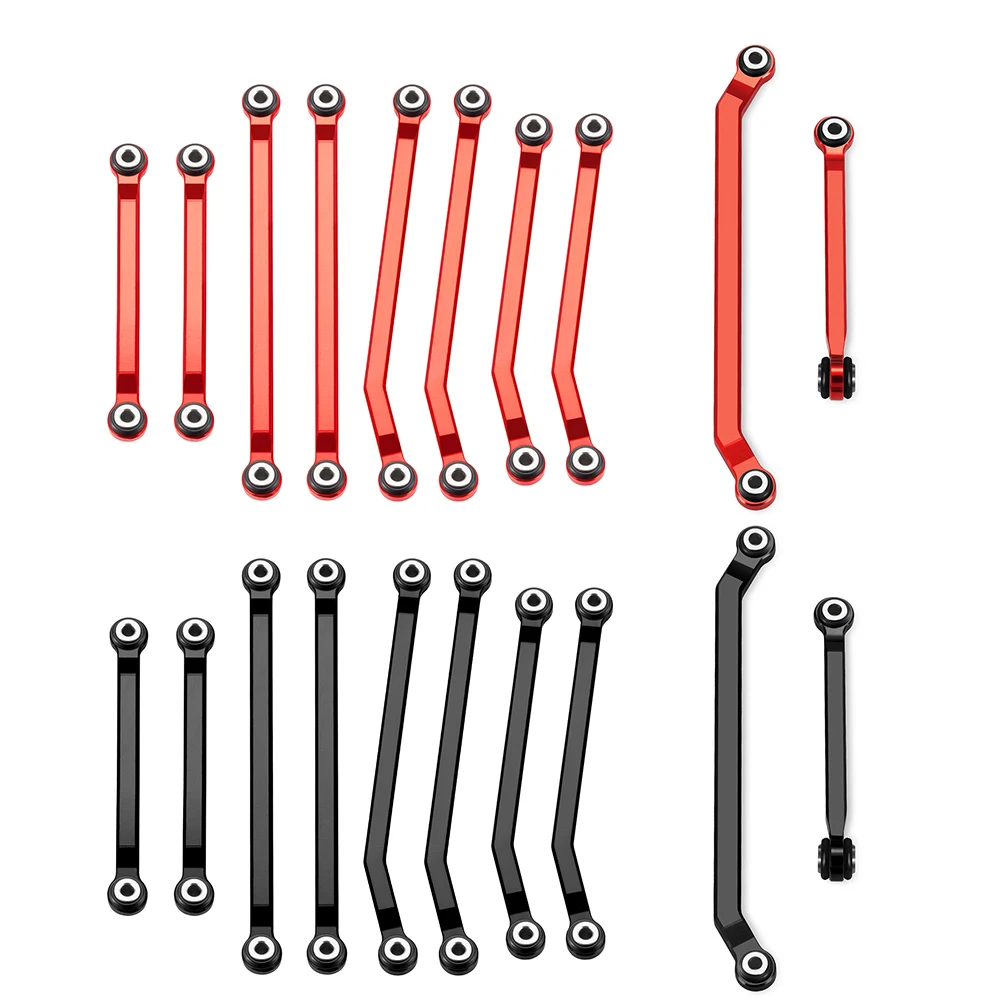 YEAHRUN High Clearance Chassis Links Steering Linkage for 1/18 RedCat Ascent RC Rock Crawler Car Upgraded Parts