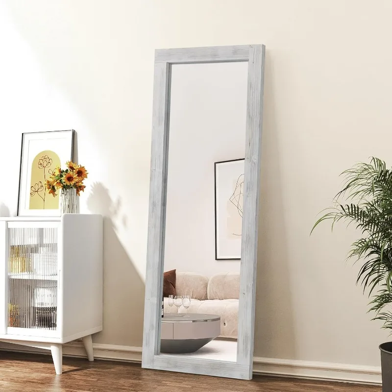 Rustic Farmhouse Full Length Mirror, 64