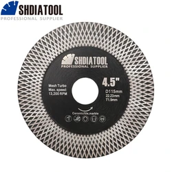 SHDIATOOL Diamond Saw Blade Cutting&Grinding Disc Both Sided  Carving Circular Multifunctional Tile Stone Marble Granite 115mm