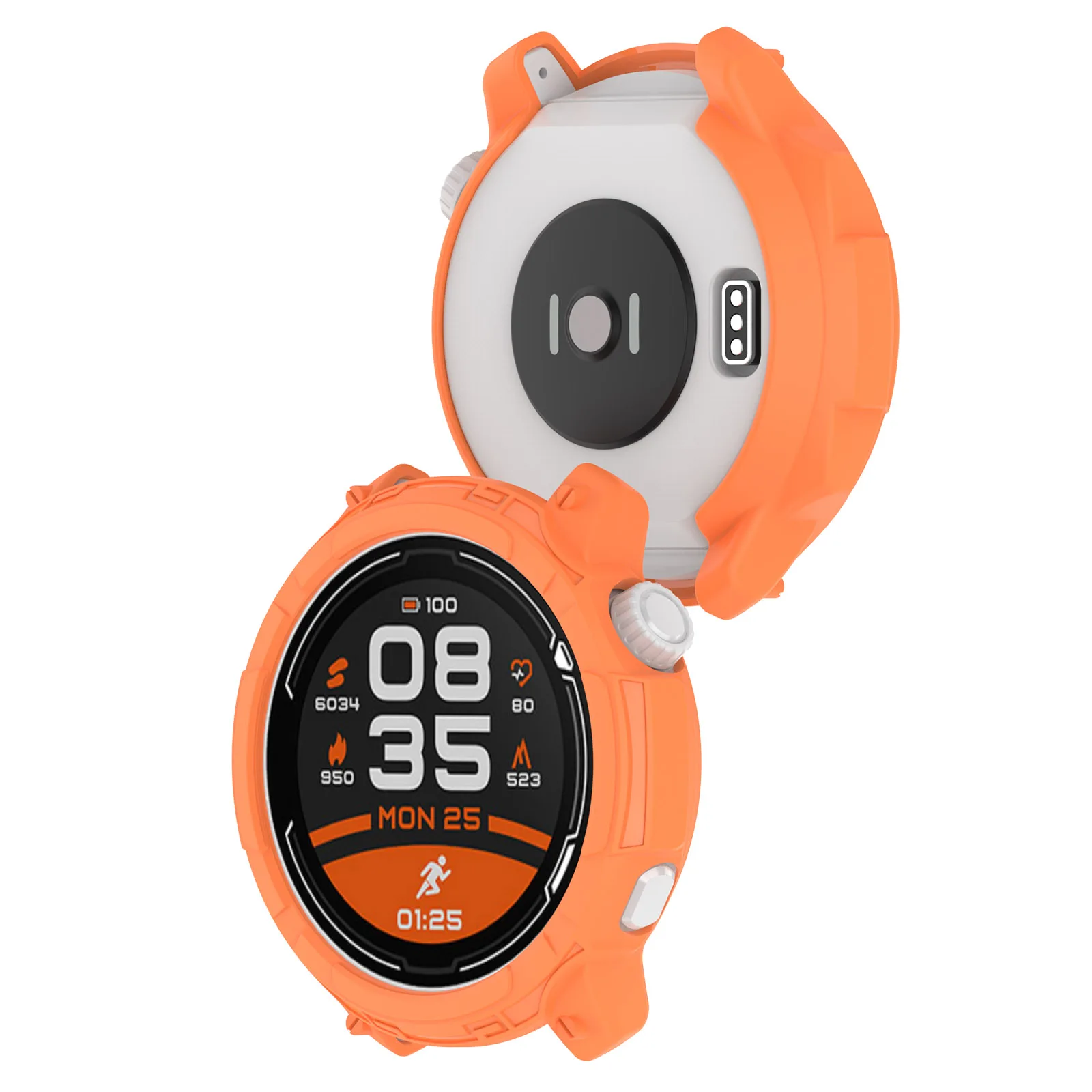 Protector de pantalla de vidrio con borde suave para reloj inteligente, carcasa protectora de película para Coros PACE 2, accesorios de Marco Pace2