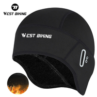 WEST BIKING Thermal Winter Balaclava Cycling Cap Warm Outdoor Sports Motorcycle Ski Fishing Hunting Bike Helmet Liner Headwear